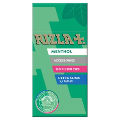 Picture of Rizla Ultra Slim Menthol Tips 120's x20